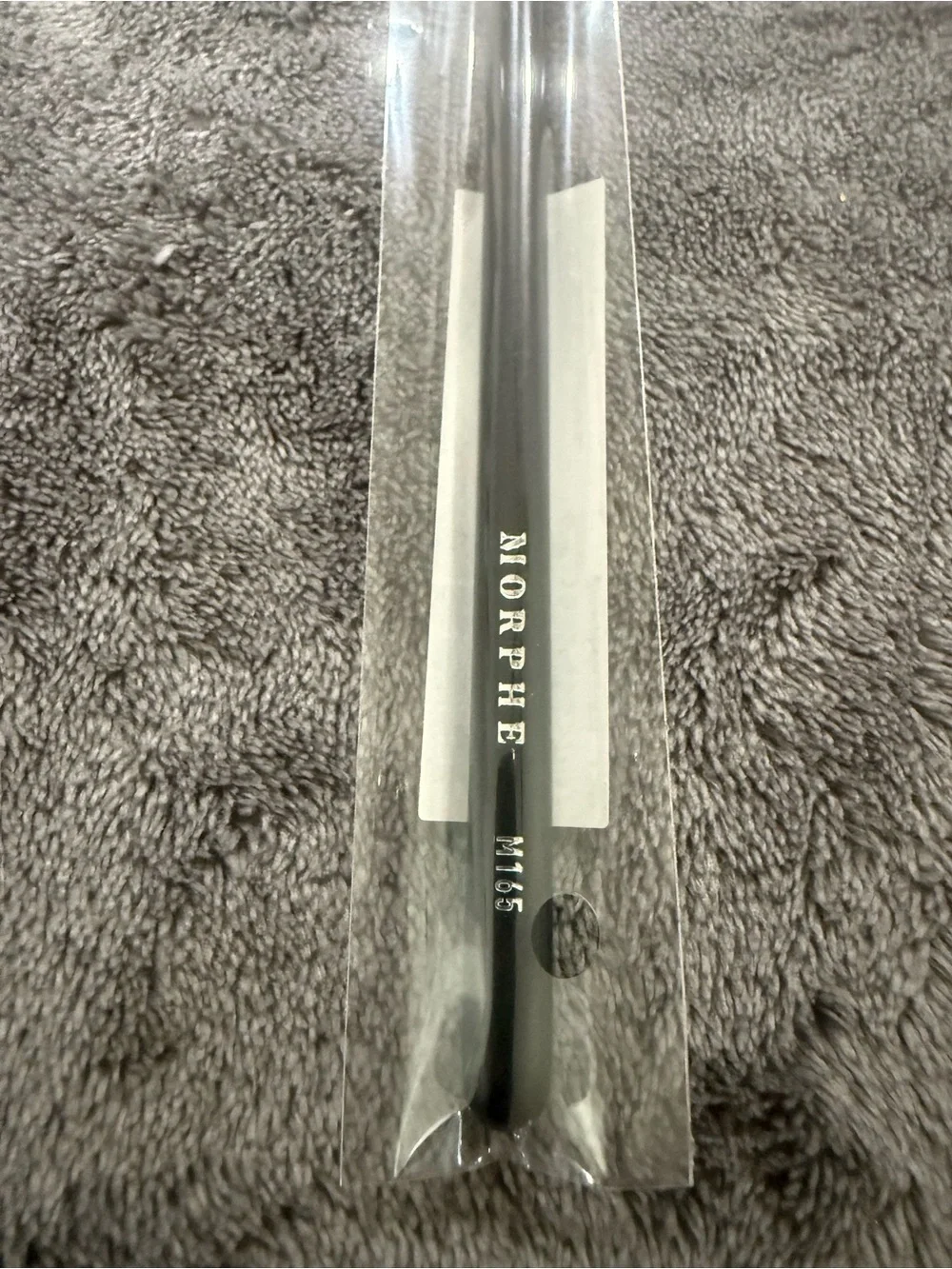 Morphe M166 Eyeshadow Blending Brush - Black Handle, Brown Bristles